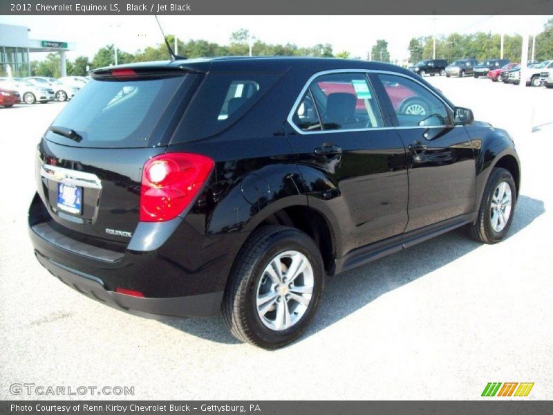 Black / Jet Black 2012 Chevrolet Equinox LS