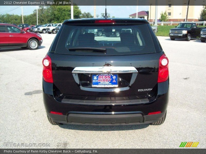 Black / Jet Black 2012 Chevrolet Equinox LS