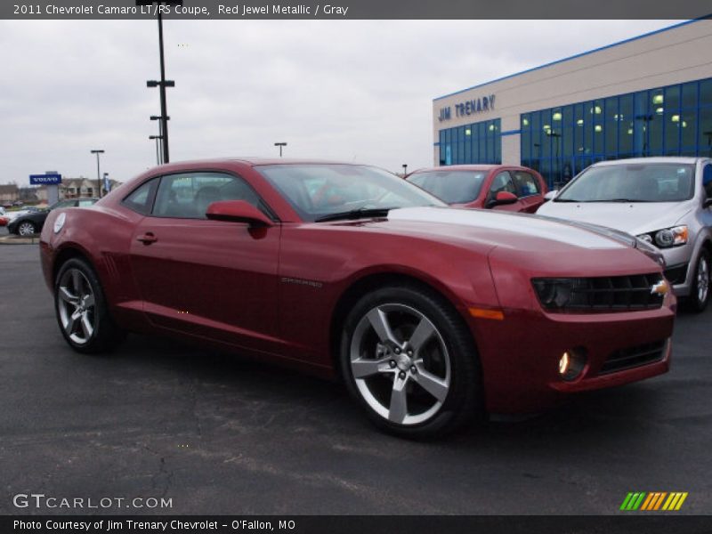 Red Jewel Metallic / Gray 2011 Chevrolet Camaro LT/RS Coupe