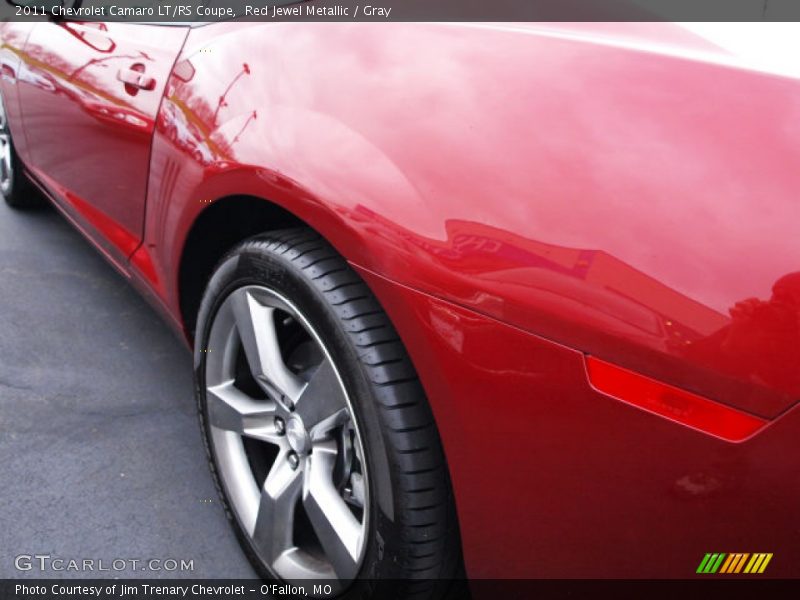 Red Jewel Metallic / Gray 2011 Chevrolet Camaro LT/RS Coupe