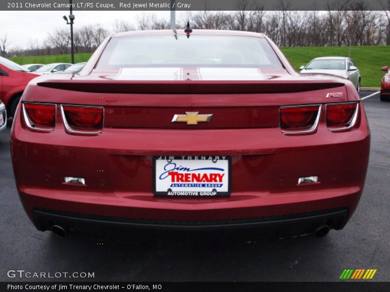 Red Jewel Metallic / Gray 2011 Chevrolet Camaro LT/RS Coupe