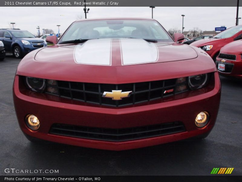 Red Jewel Metallic / Gray 2011 Chevrolet Camaro LT/RS Coupe