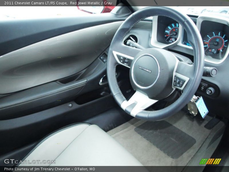 Red Jewel Metallic / Gray 2011 Chevrolet Camaro LT/RS Coupe