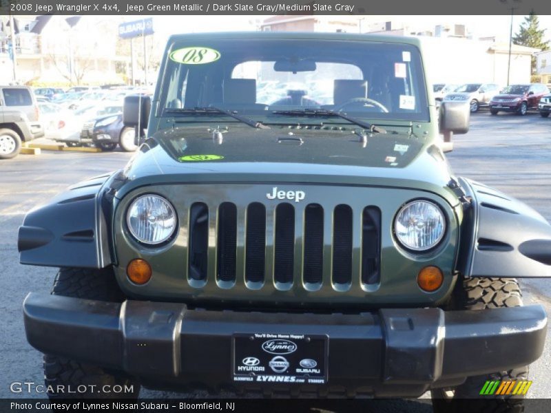 Jeep Green Metallic / Dark Slate Gray/Medium Slate Gray 2008 Jeep Wrangler X 4x4