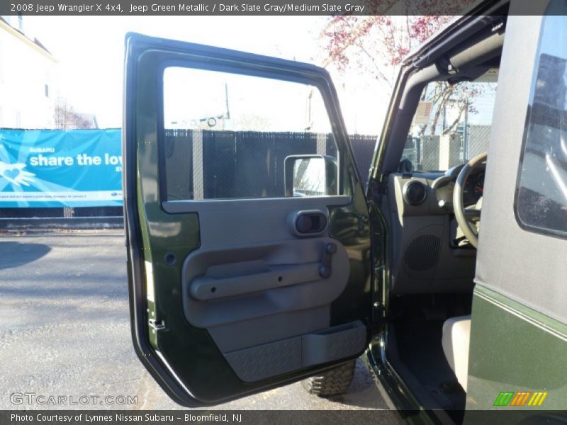 Jeep Green Metallic / Dark Slate Gray/Medium Slate Gray 2008 Jeep Wrangler X 4x4