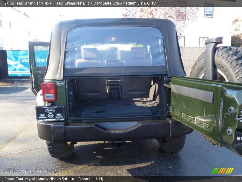 Jeep Green Metallic / Dark Slate Gray/Medium Slate Gray 2008 Jeep Wrangler X 4x4