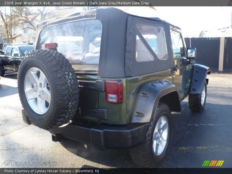 Jeep Green Metallic / Dark Slate Gray/Medium Slate Gray 2008 Jeep Wrangler X 4x4