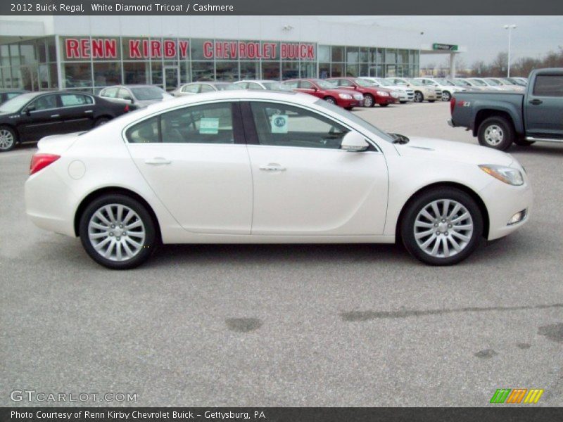 White Diamond Tricoat / Cashmere 2012 Buick Regal