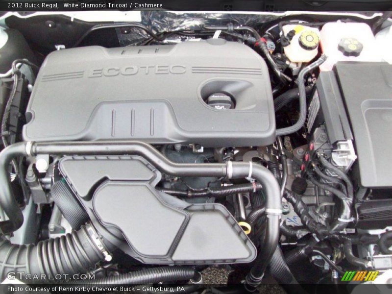  2012 Regal  Engine - 2.4 Liter SIDI DOHC 16-Valve VVT Flex-Fuel ECOTEC 4 Cylinder