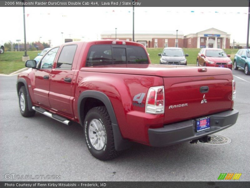 Lava Red / Slate Gray 2006 Mitsubishi Raider DuroCross Double Cab 4x4