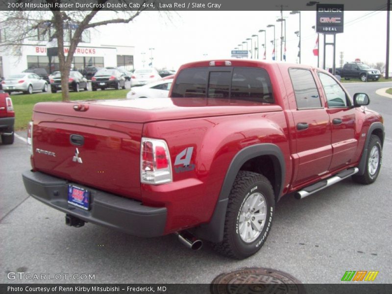 Lava Red / Slate Gray 2006 Mitsubishi Raider DuroCross Double Cab 4x4