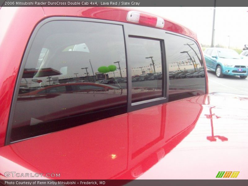 Lava Red / Slate Gray 2006 Mitsubishi Raider DuroCross Double Cab 4x4