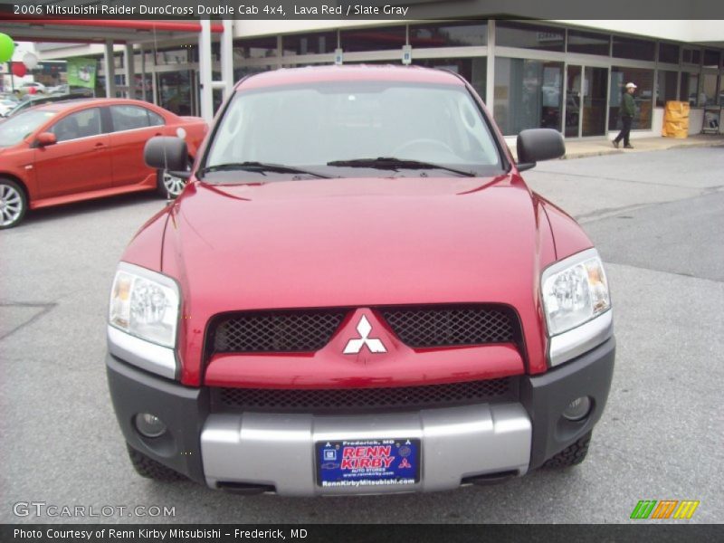 Lava Red / Slate Gray 2006 Mitsubishi Raider DuroCross Double Cab 4x4