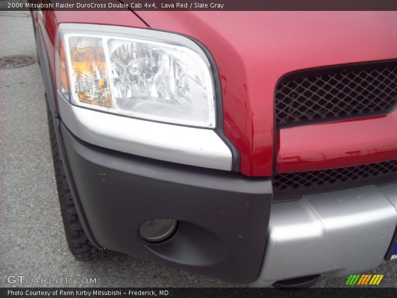 Lava Red / Slate Gray 2006 Mitsubishi Raider DuroCross Double Cab 4x4