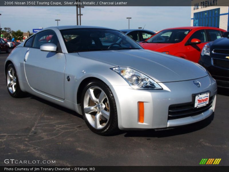 Silver Alloy Metallic / Charcoal Leather 2006 Nissan 350Z Touring Coupe