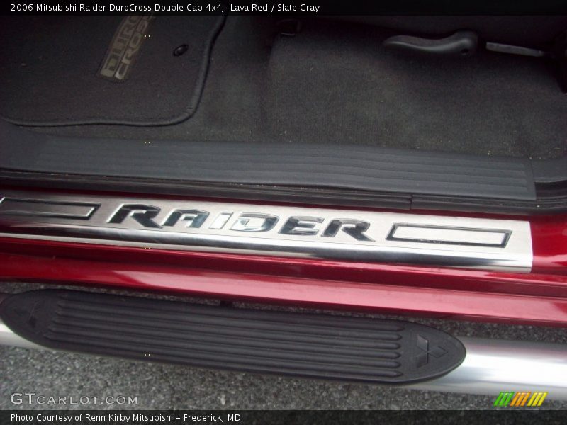Lava Red / Slate Gray 2006 Mitsubishi Raider DuroCross Double Cab 4x4