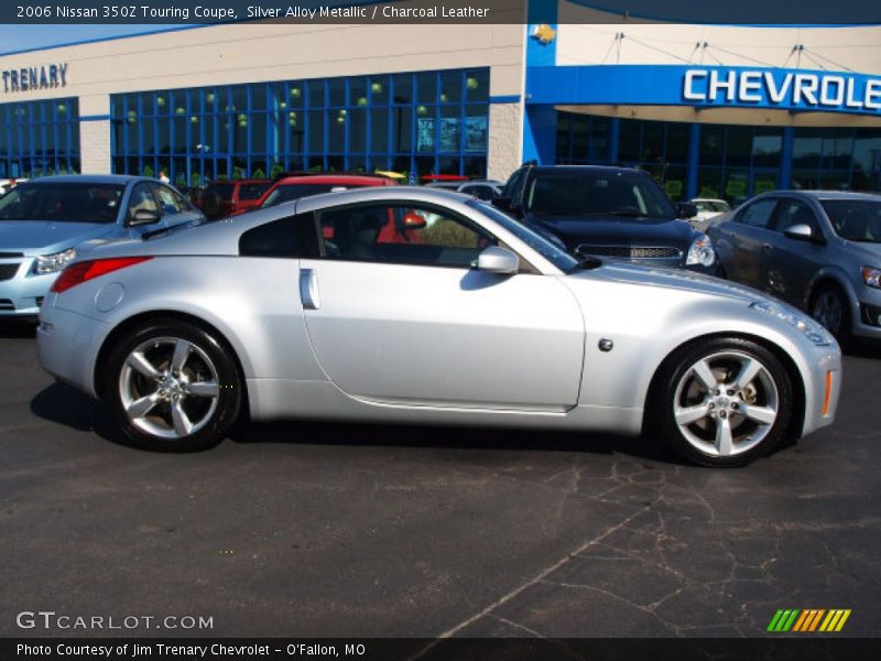 Silver Alloy Metallic / Charcoal Leather 2006 Nissan 350Z Touring Coupe