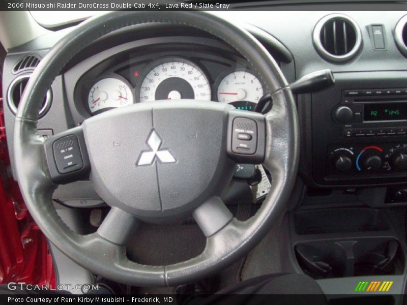 Lava Red / Slate Gray 2006 Mitsubishi Raider DuroCross Double Cab 4x4