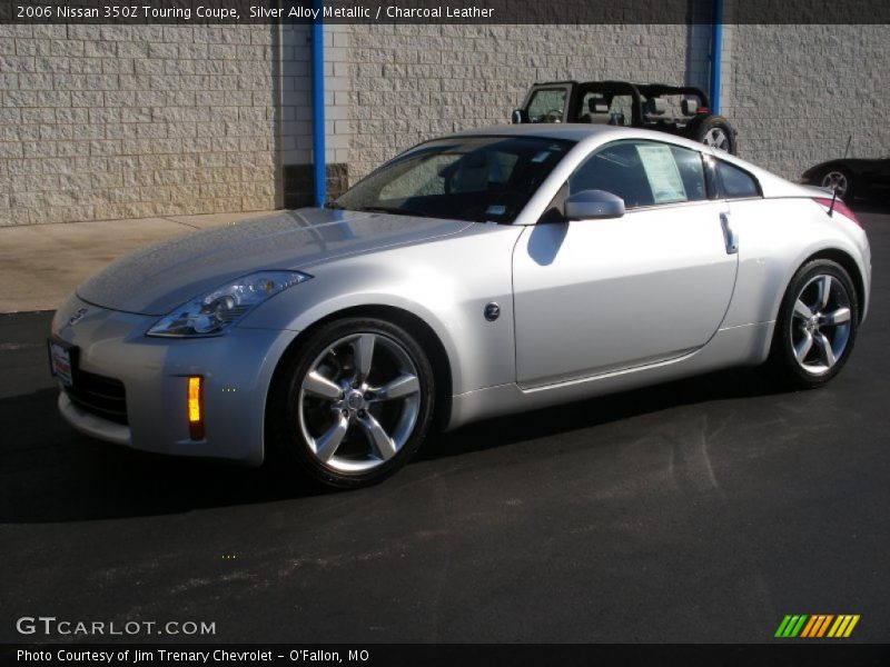 Silver Alloy Metallic / Charcoal Leather 2006 Nissan 350Z Touring Coupe