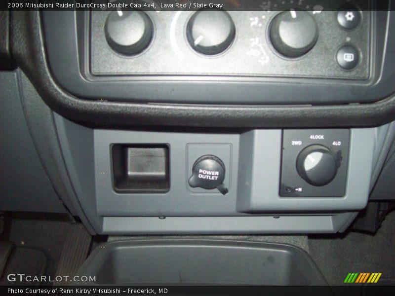 Lava Red / Slate Gray 2006 Mitsubishi Raider DuroCross Double Cab 4x4