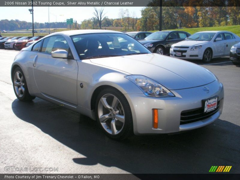Silver Alloy Metallic / Charcoal Leather 2006 Nissan 350Z Touring Coupe
