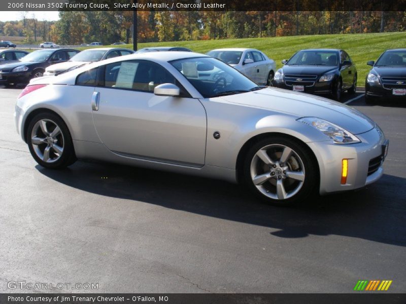 Silver Alloy Metallic / Charcoal Leather 2006 Nissan 350Z Touring Coupe