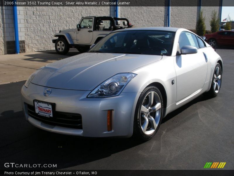 Silver Alloy Metallic / Charcoal Leather 2006 Nissan 350Z Touring Coupe