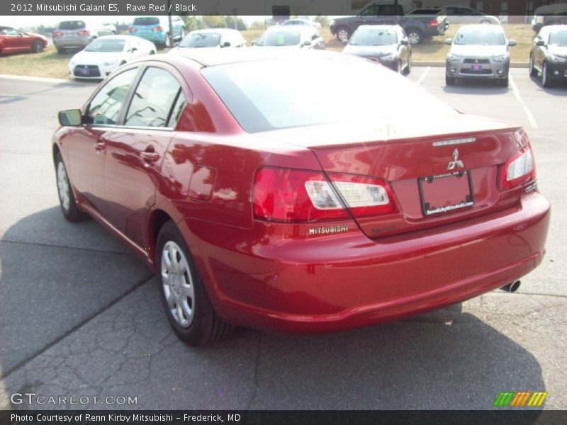 Rave Red / Black 2012 Mitsubishi Galant ES