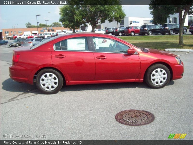 Rave Red / Black 2012 Mitsubishi Galant ES