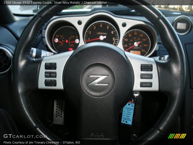 Silver Alloy Metallic / Charcoal Leather 2006 Nissan 350Z Touring Coupe