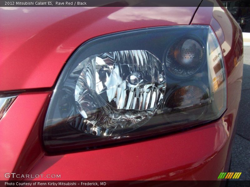 Rave Red / Black 2012 Mitsubishi Galant ES