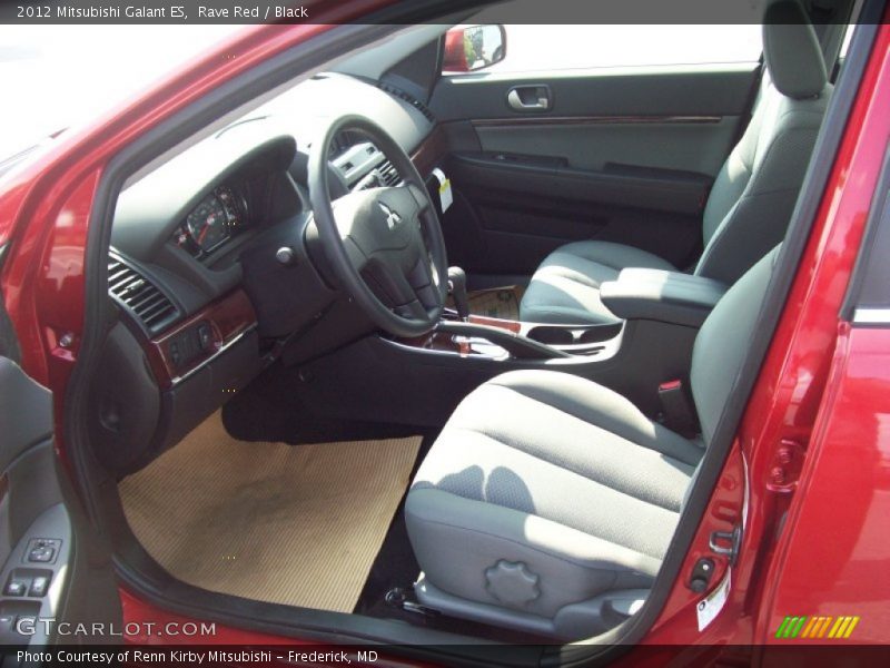 Rave Red / Black 2012 Mitsubishi Galant ES