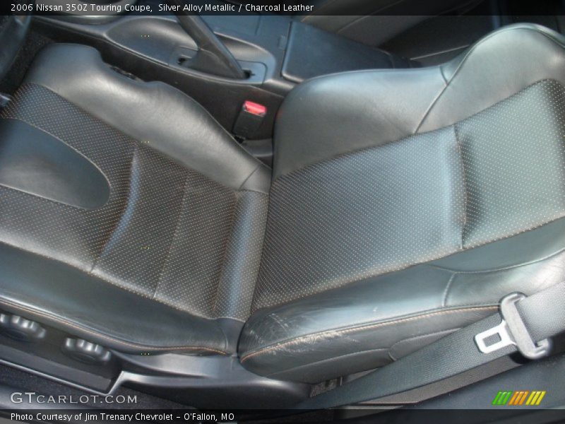 Silver Alloy Metallic / Charcoal Leather 2006 Nissan 350Z Touring Coupe