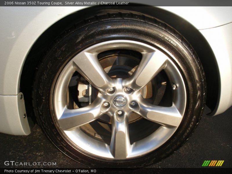 Silver Alloy Metallic / Charcoal Leather 2006 Nissan 350Z Touring Coupe