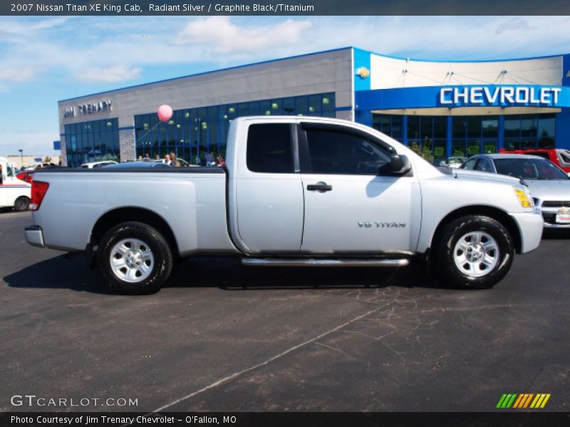 Radiant Silver / Graphite Black/Titanium 2007 Nissan Titan XE King Cab