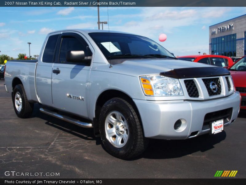 Radiant Silver / Graphite Black/Titanium 2007 Nissan Titan XE King Cab