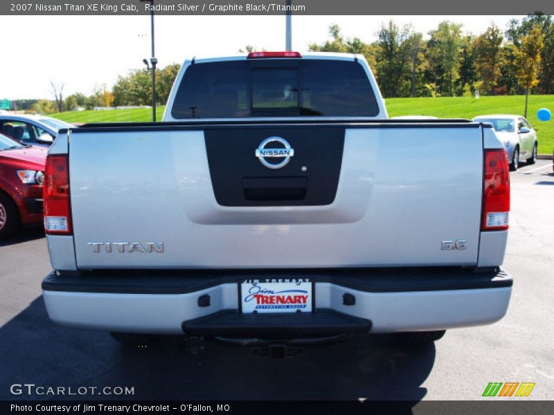 Radiant Silver / Graphite Black/Titanium 2007 Nissan Titan XE King Cab