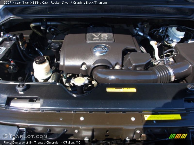 Radiant Silver / Graphite Black/Titanium 2007 Nissan Titan XE King Cab