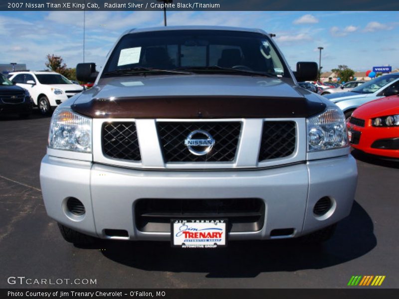 Radiant Silver / Graphite Black/Titanium 2007 Nissan Titan XE King Cab