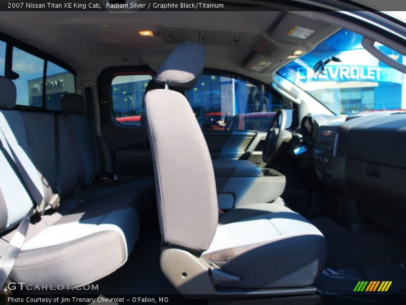 Radiant Silver / Graphite Black/Titanium 2007 Nissan Titan XE King Cab