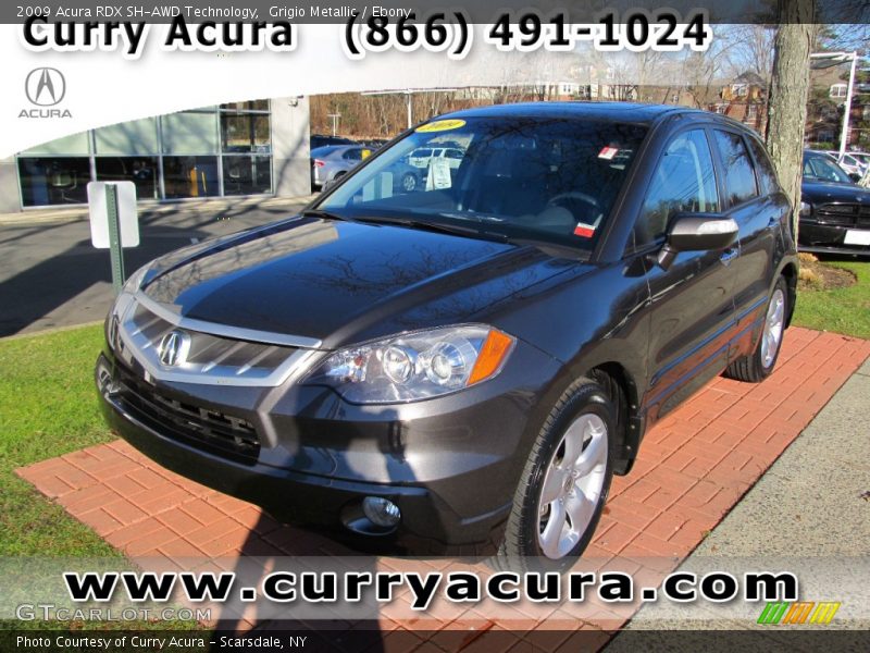 Grigio Metallic / Ebony 2009 Acura RDX SH-AWD Technology