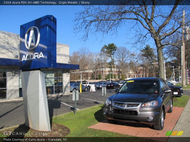 Grigio Metallic / Ebony 2009 Acura RDX SH-AWD Technology