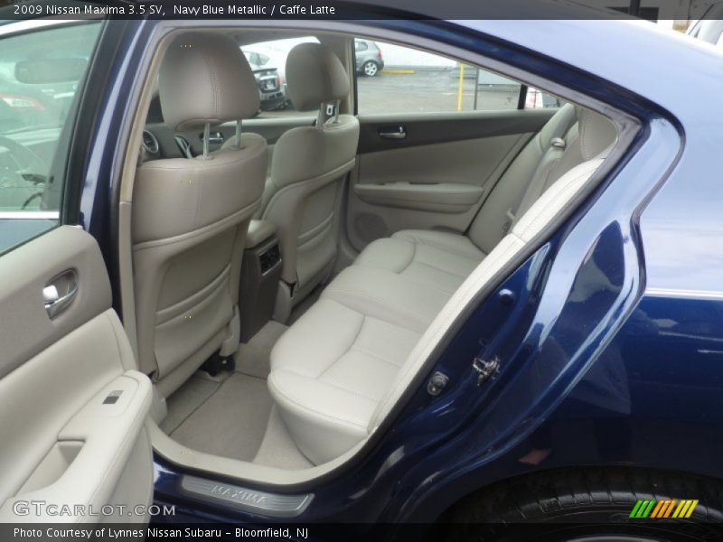 Navy Blue Metallic / Caffe Latte 2009 Nissan Maxima 3.5 SV