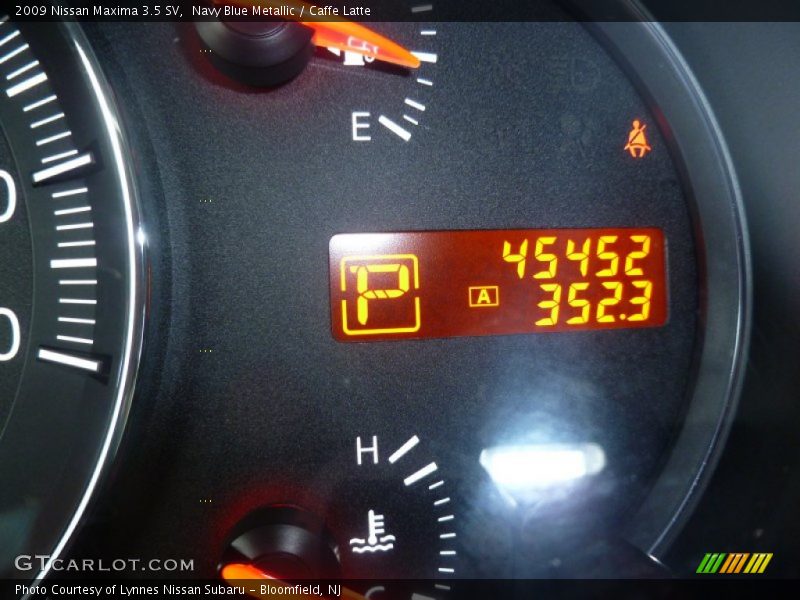 Navy Blue Metallic / Caffe Latte 2009 Nissan Maxima 3.5 SV