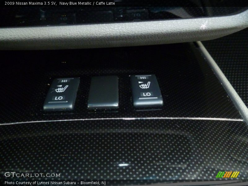 Navy Blue Metallic / Caffe Latte 2009 Nissan Maxima 3.5 SV