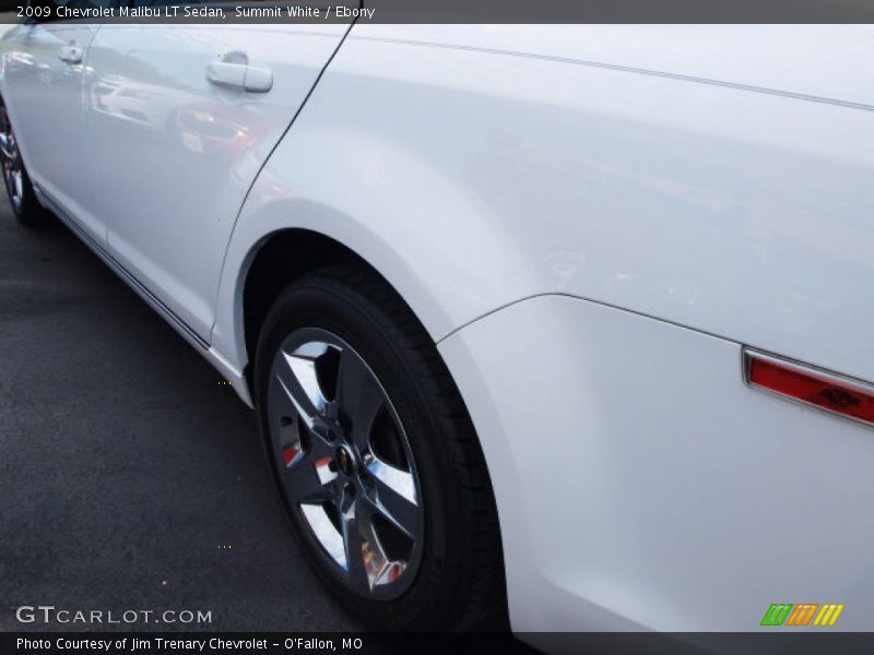 Summit White / Ebony 2009 Chevrolet Malibu LT Sedan