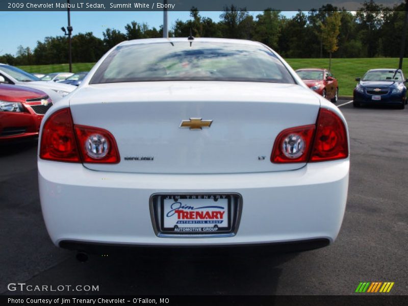 Summit White / Ebony 2009 Chevrolet Malibu LT Sedan