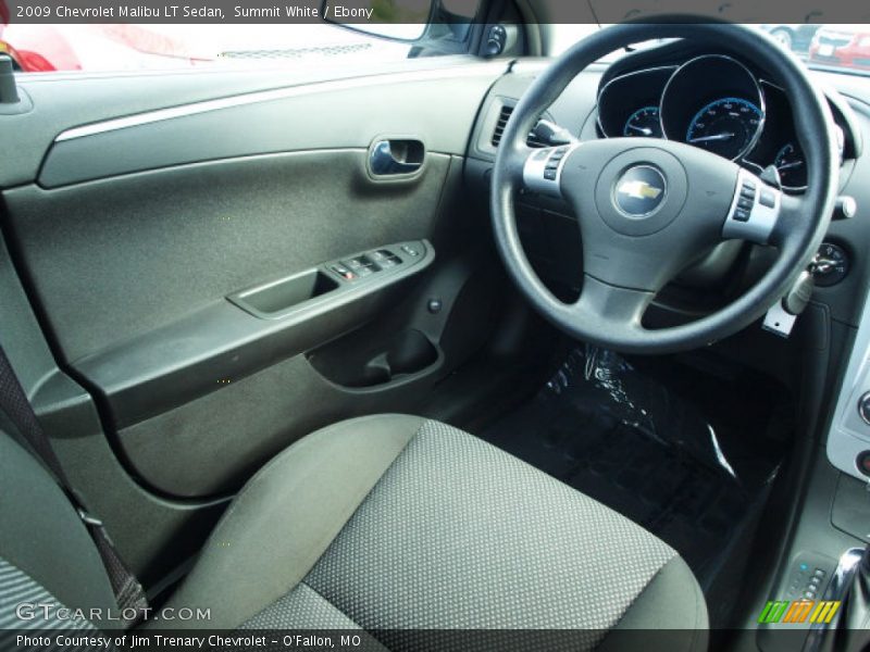 Summit White / Ebony 2009 Chevrolet Malibu LT Sedan