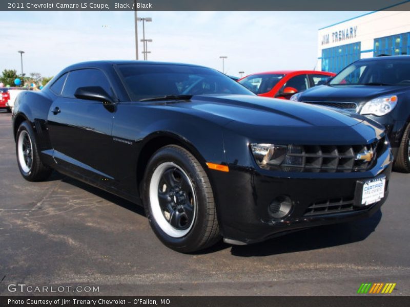 Black / Black 2011 Chevrolet Camaro LS Coupe