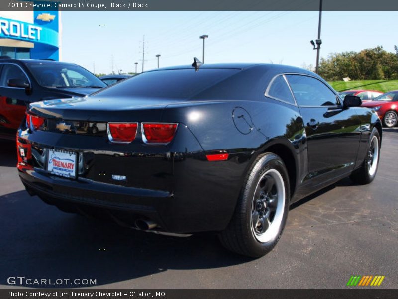 Black / Black 2011 Chevrolet Camaro LS Coupe